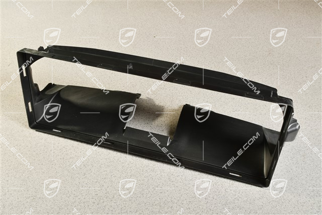 Air duct / Guide, Front Bumper with ACC, Black matte