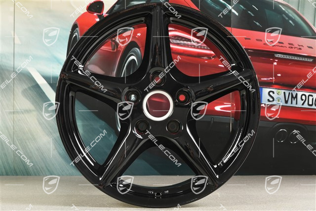 18" Felga Carrera III, 10J x 18 ET58, Lemmerz, czarny wysoki połysk