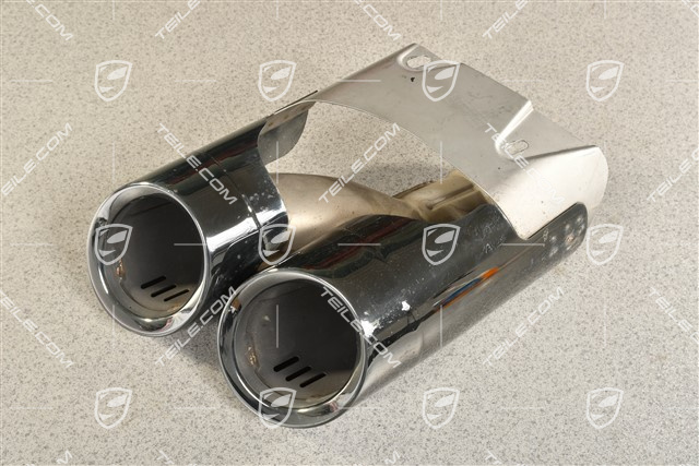 2,0L, Tail pipe, Black, L