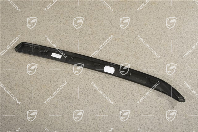 Sport Design, Lamelka / blenda kratki zderzaka, środkowa, Real Top View, czarna, L