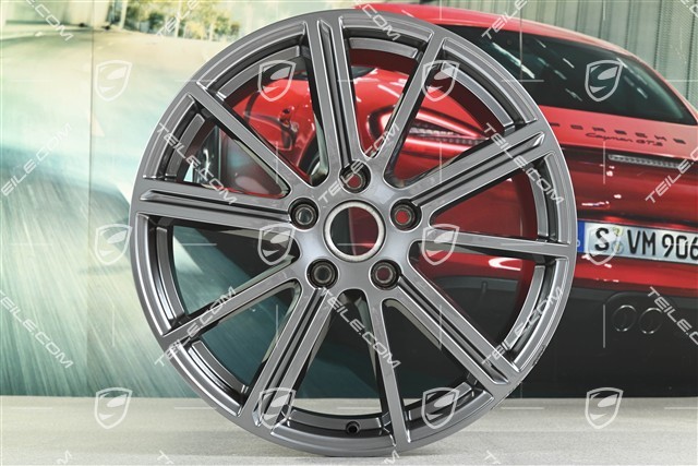 20" Felga Panamera Turbo, 9,5J x 20 ET71, Adamantium
