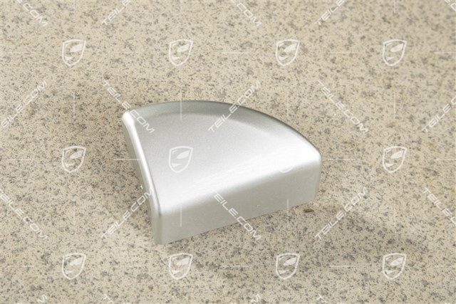 Dashboard trim moulding, LHD, outer, Galvano Silver