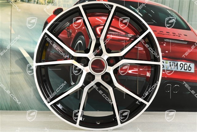 20" Felge Cayenne S, 10,5J x 20 ET64, schwarz hochglanz