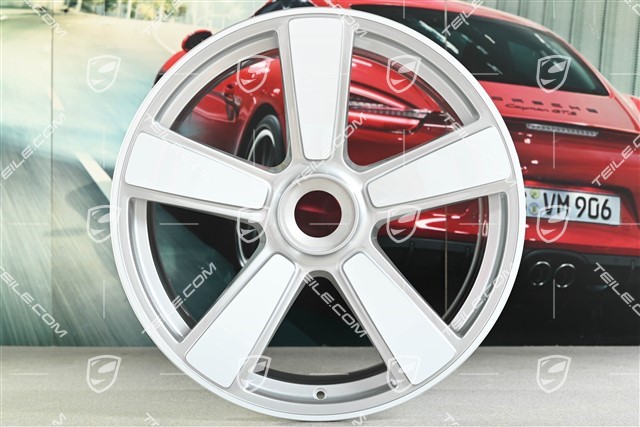 20+21" Sport Classic wheel rim set, 9,5J x 20 ET44 + 12J x 21 ET70, white