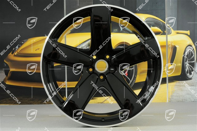 21" komplet felg Sport Classic, 9J x 21 ET26 + 10J x 21 ET19, czarne