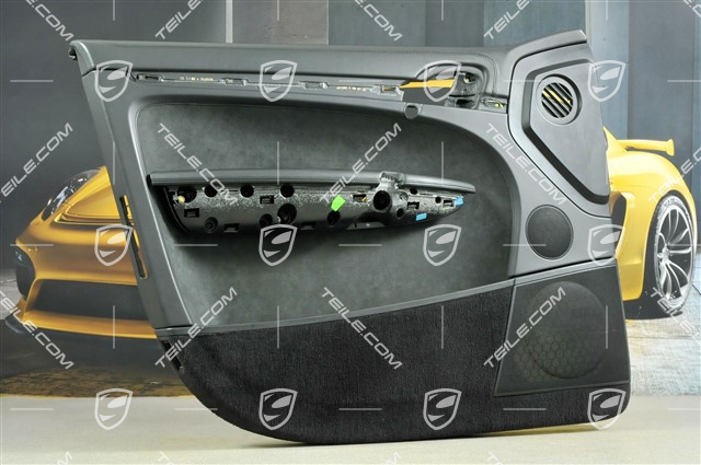 Türverkleidung, Leder/Alcantara, schwarz, vorn, L Türverkleidung, Leder/Alcantara, schwarz, vorn, L
