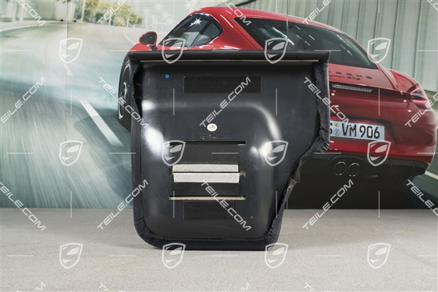 Notsitzkissen, Coupe/Targa, Kunstleder, Schwarz, L