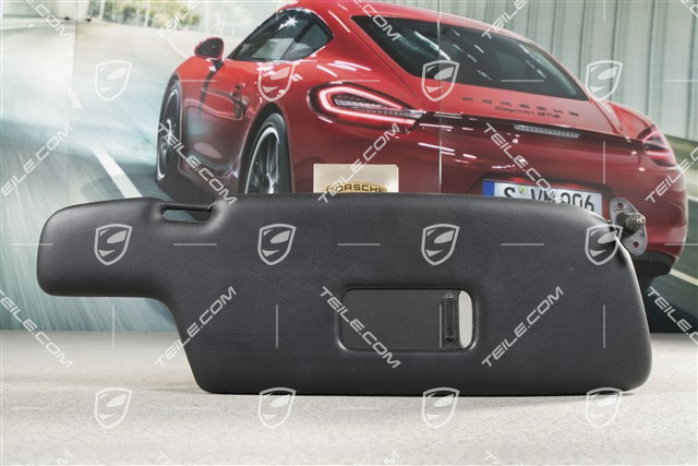 Sonnenblende, mit Spiegel, Schwarz, Coupe, R