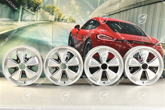 15" Felgensatz (4 Stück), Fuchs, 4,5J x 15, restauriert