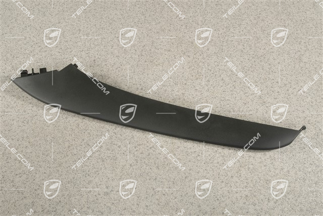 Disc / cover lower for front bumper retaining frame, Black, L