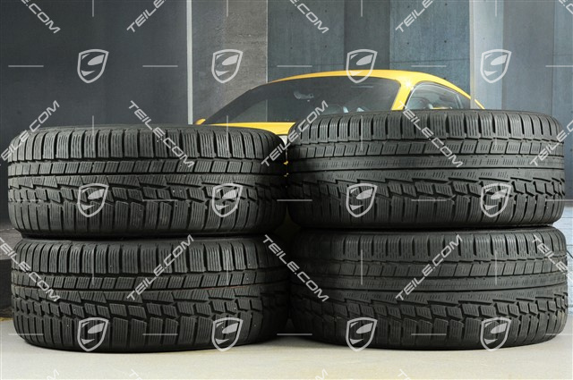 18-inch Panamera winter wheel set, 8J x 18 ET 59 + 9J x 18 ET 53 + NEW Nokian winter tyres 245/50 R18 + 275/45 R18, with TPMS