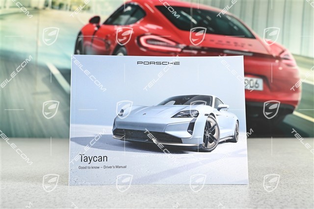Porsche Taycan facelift 2024- Driver's Manual / Operating Instructions, English