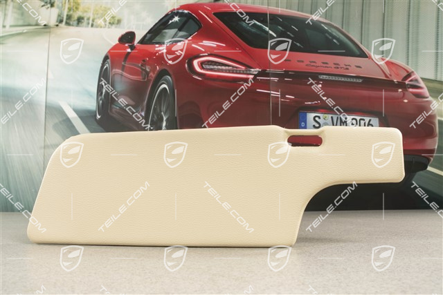 Sonnenblende, mit Spiegel, beige/schwarz, coupé, R