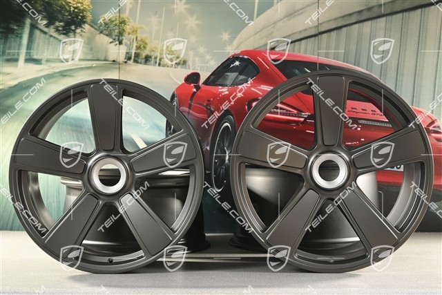20+21" Sport Classic wheel rim set, 9,5J x 20 ET44 + 12J x 21 ET63, Turbonite