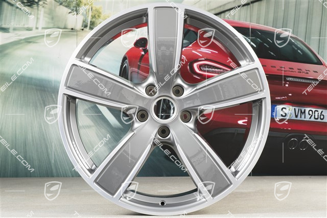 22-inch wheel rim, Sport Classic, 10J x 22 ET48, Platinum Silver