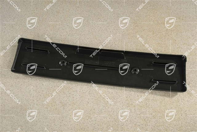 Front bumper number / Licence plate support, Black matte, GT3