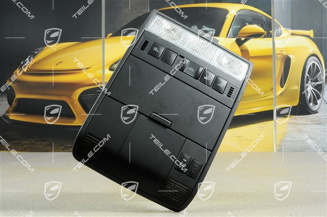Roof panel, without sunroof, facelift, black, complete Roof panel, without sunroof, facelift, black, complete