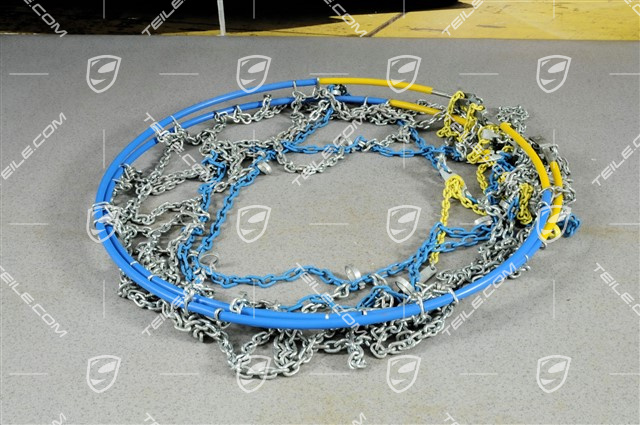 Schneeketten, 2 Stück mit feingliedriger Kette, für Reifen 265/50 R19 Schneeketten, 2 Stück mit feingliedriger Kette, für Reifen 265/50 R19