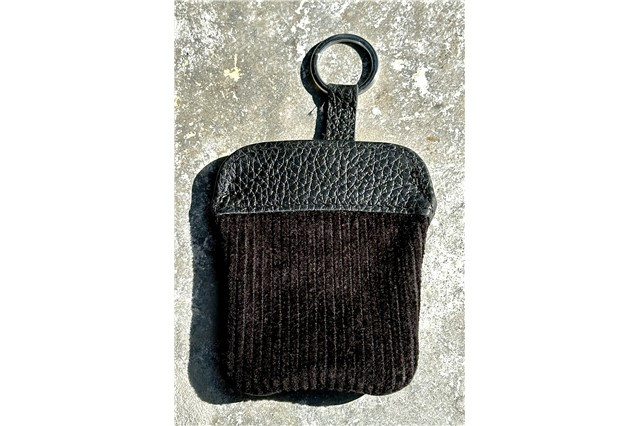 Porsche Classic Key case with embossed Porsche crest, Corduroy