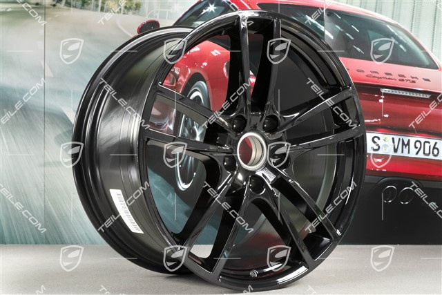 20-inch wheel rim, Cayenne Sport, 10,5J x 20 ET55, black high gloss