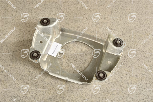 Retaining frame for airbag, 4-spoke steering wheel