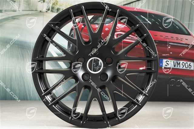 20" Felge RS Spyder Design, 9,5J x 20 ET47, Schwarz-Matt