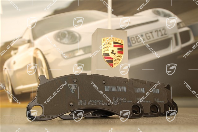 Klocki hamulcowe, C2S/C4S, oś przednia, L+R Klocki hamulcowe, C2S/C4S, oś przednia, L+R