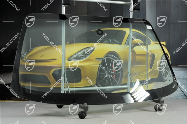 Windscreen, Convertible, tinted, upper part: dark green Windscreen, Convertible, tinted, upper part: dark green