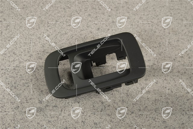 Power windows switch trim / cover, Satin black