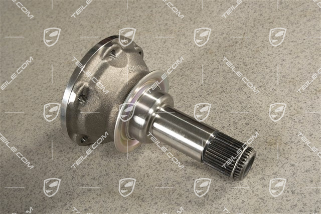 4,2L TDI / 3,6L / 4,8L, Front Differential flange / Flange housing neck, Short
