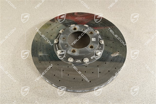 PCCB tarcza hamulcowa ceramiczna, 20" / 420mm, uszkodzona, R