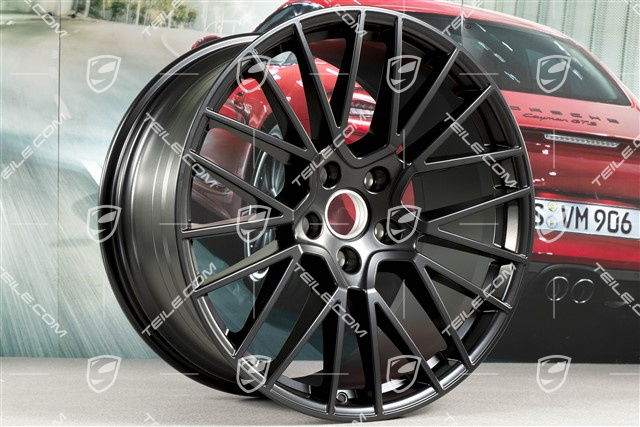 21" Felga Cayenne RS Spyder, 11J x 21 ET49, czarny satynowy  półmat