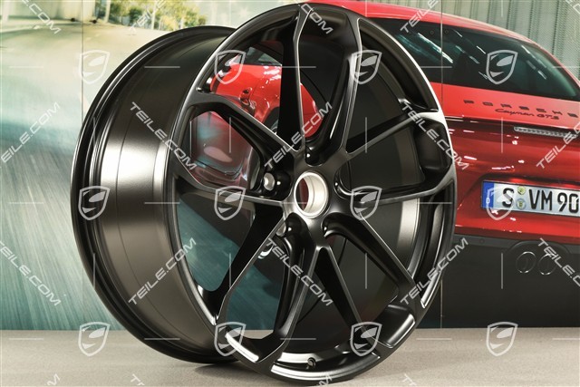 22" GT Felgensatz, 10,5J x 22 ET49 + 11,5J x 22 ET52, schwarz satiniert, halbmat