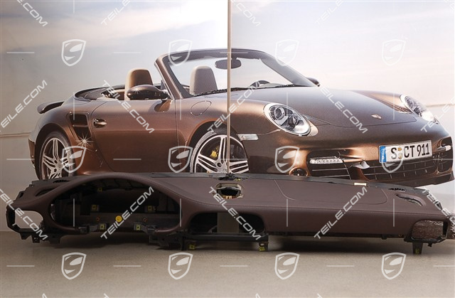 Dashboard, upper part, leather, cocoa, Sport Chrono