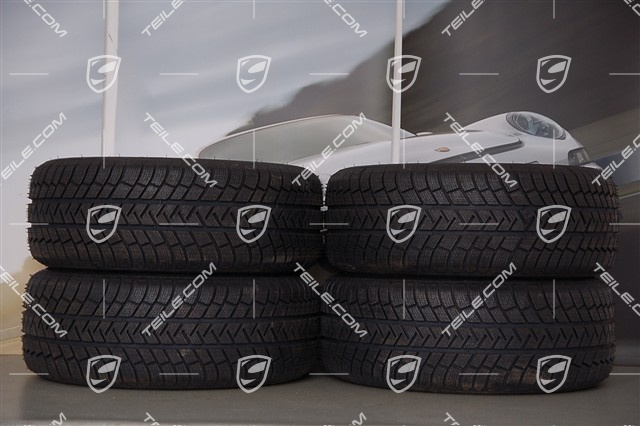 18-inch Cayenne winter wheel set, wheels 8J x 18 ET53 + tyres Michelin 255/55 R18 109V XL M+S,  without TPMS