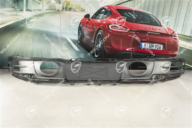 Rear bumper lower cover, Sport exhaust system, Black matte