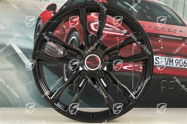 19" Felga Boxster S III, 9,5J x 19 ET45, czarny wysoki połysk