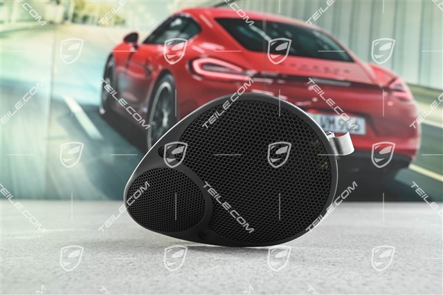 Convertible, Loudspeaker, rear, Satin Black, R