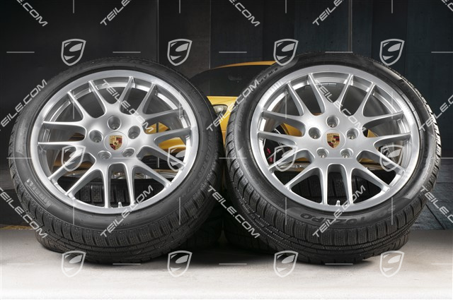 20-inch RS Spyder winter wheel set, wheels: 9,5J x 20 ET65 + 10,5J x 20 ET65 + Pirelli winter tyres 255/40 R20 + 285/35 R20 + TPM sensors
