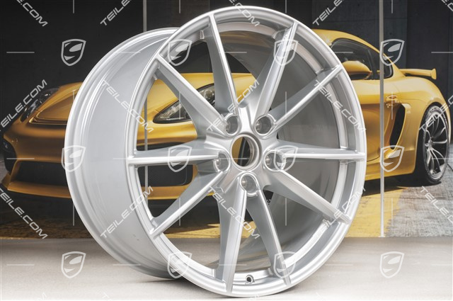 21" Felga Carrera S, 11J x 21 ET66, srebrny brylantowy chrom