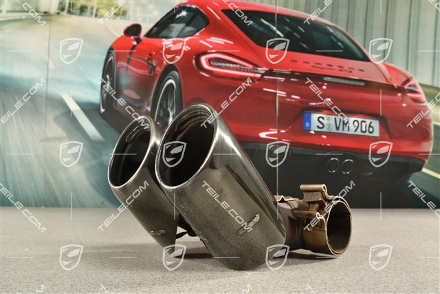 Tail pipe, sport, black