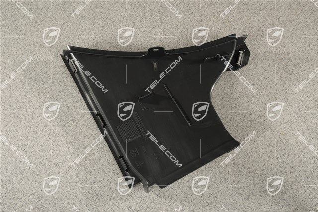Air guide / duct, black matte, Sport Design Package, R