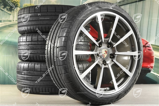 20-inch summer wheel set Carrera Classic, rims 8J x 20 ET57 + 9,5J x 20 ET45 + Pirelli PZero summer tyres 235/35 ZR20 + 265/35ZR20, without TPMS