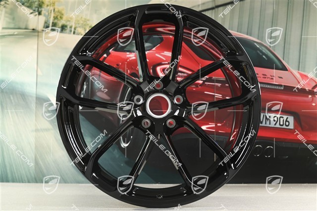 22-inch GT Design wheel rim, 11,5J x 22 ET52, black high gloss