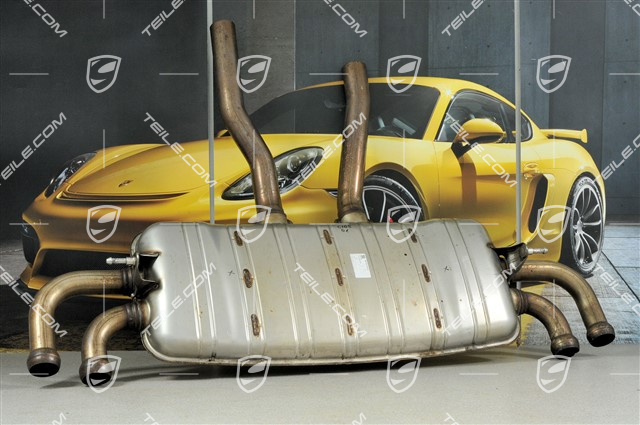 Rear muffler, V8 Biturbo 4.8L 368KW / V8 Biturbo 4.8L 382KW Rear muffler, V8 Biturbo 4.8L 368KW / V8 Biturbo 4.8L 382KW