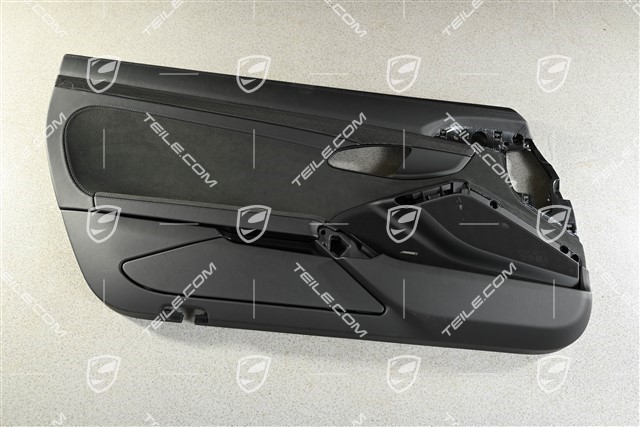 GTS 4.0, Türverkleidung mit Zierleiste Carbon, Leder Schwarz, Bose, L