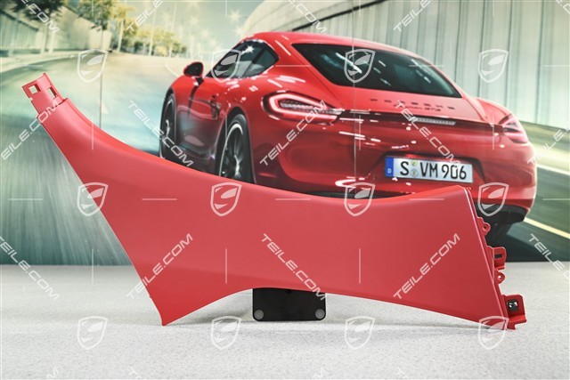 Verkleidung von B-Säule, unten, Carrerarot, R