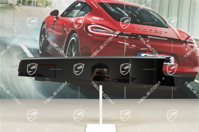 B-pillar outer cover, Rear, Black, R