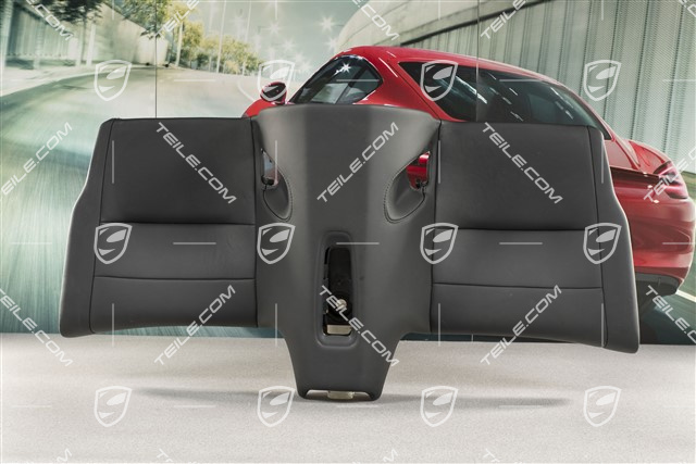 Coupe / Targa/  Convertible, Back seat lower / cushion, Leather, black