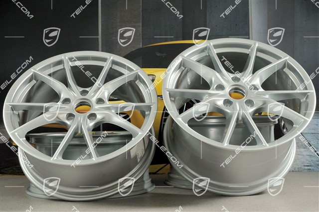 20" Felgensatz Carrera S IV, 8,5J x 20 ET49 + 11J x 20 ET78, für Winterbetrieb, C2/C2S, Brilliantchromlack 20" Felgensatz Carrera S IV, 8,5J x 20 ET49 + 11J x 20 ET78, für Winterbetrieb, C2/C2S, Brilliantchromlack